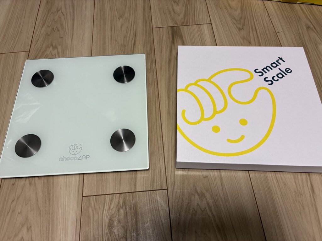 チョコザップのスターターキットのうち、体組成計の画像