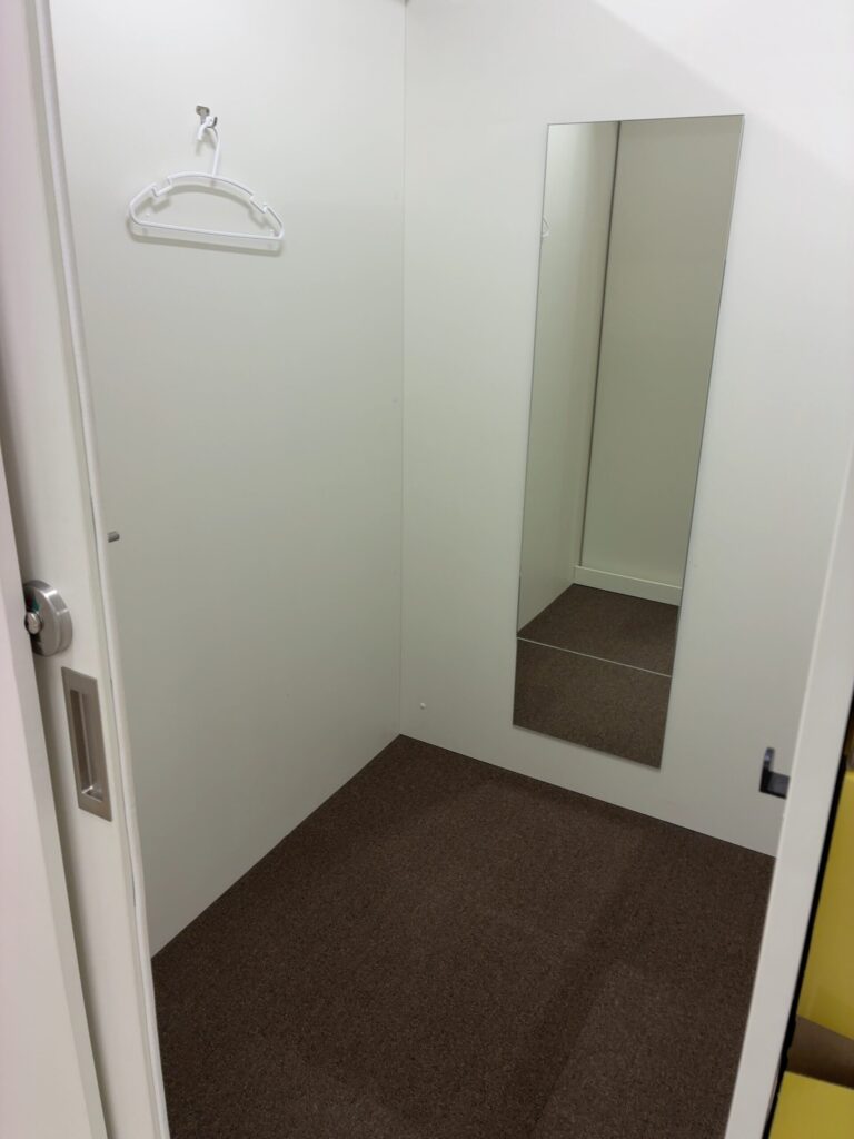 チョコザップ(chocoZAP)の更衣室の画像