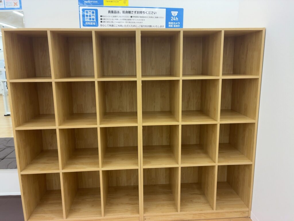 チョコザップのオープンロッカーの画像